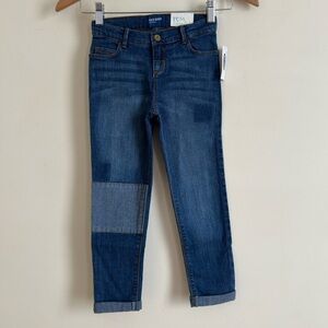 Old Navy Girls Boyfriend Jeans Adjustable Waist Size 5T New With Tags